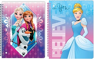 Innovative Designs LLC Assorted Girls Theme Notebook Frozen Princesses Each 9659 MX ST