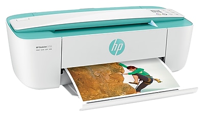 HP DeskJet 3755 Compact All in One Photo Printer with Wireless Mobile Printing Instant Ink ready Seagrass Accent J9V90A