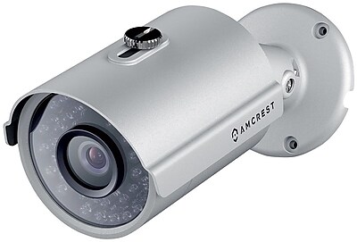 Amcrest HDSeries Outdoor 1.3 Megapixel 960P POE Bullet IP Security Camera IP67 Weatherproof 1.3MP 960P 1280 TVL Silver