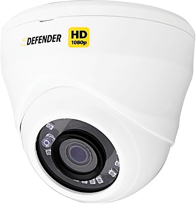 Defender HD 1080p Indoor Outdoor Long Range Night Vision Dome Security Camera