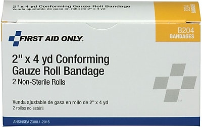 First Aid Only Conforming Gauze Roll Bandage 2 2 box