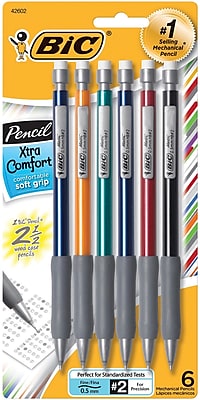 BIC Xtra Comfort Mechanical Pencils 2 0.7mm 6 Pack MPGP61