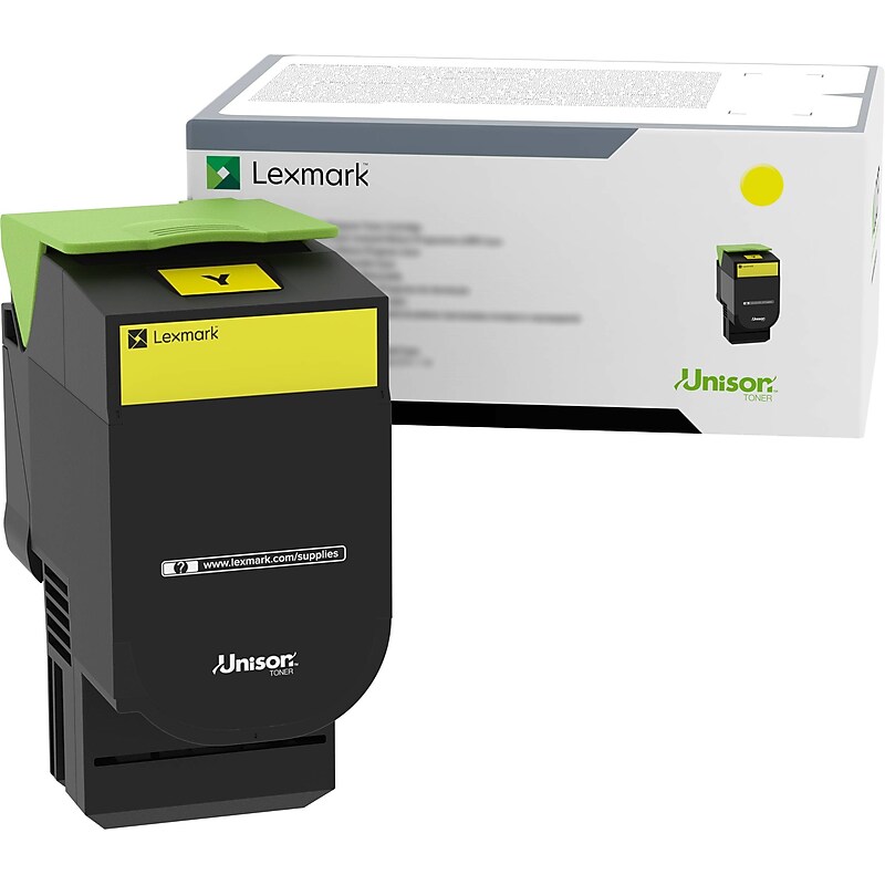 Lexmark 800S4 Yellow Standard Yield Toner Cartridge (80C0S40)