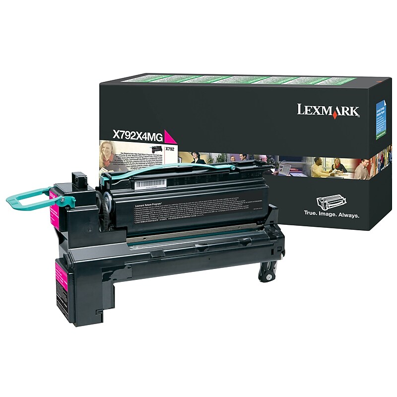 Lexmark X792 Magenta Extra High Yield Toner Cartridge, Prints Up to 20,000 Pages (X792X4MG)