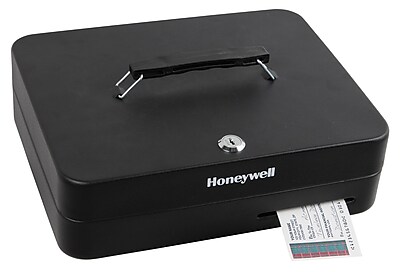 Honeywell Key Lock Deluxe Cash Box 6113
