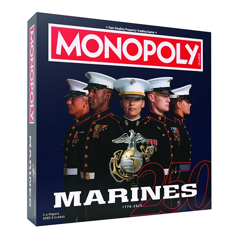 USAopoly Monopoly Marines 250th Anniversary Board Game (USAMN047000)