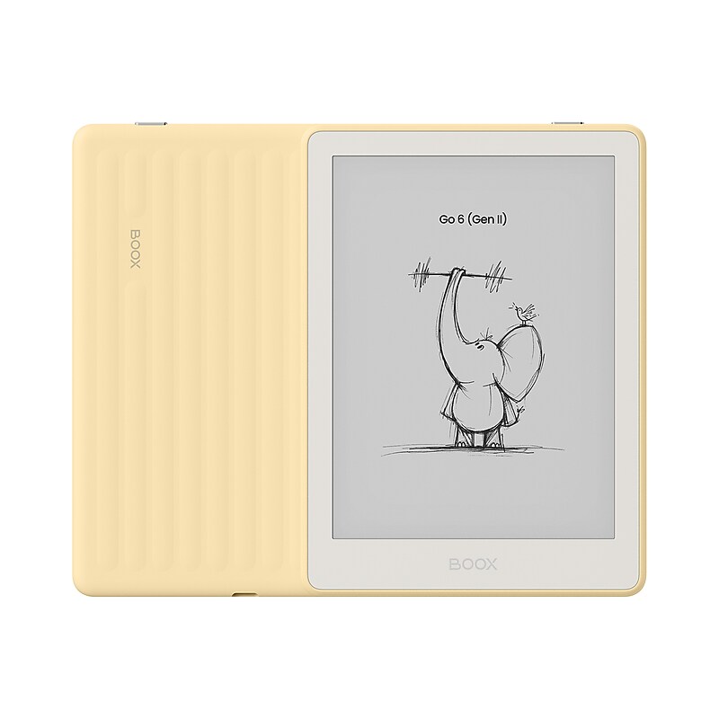 BOOX Go 6 (Gen II) 6" E-Ink Digital Notebook, Custard (OPC1584R)