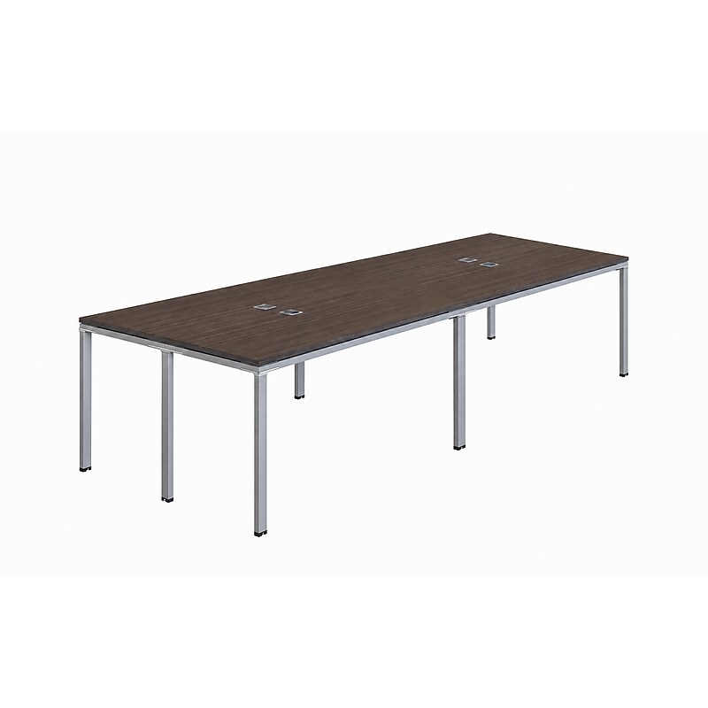 Boss Office Products Simple System 66" Office Desk, Driftwood (SGSD015-102)