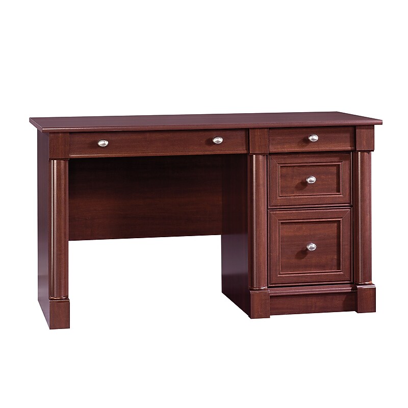 Sauder Palladia 53"W Computer Desk, Select Cherry (412116)
