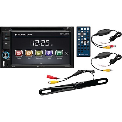 6.2 Double DIN In Dash Touchscreen DVD Receiver with Bluetooth Back up Camera