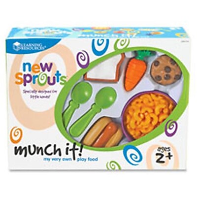Learning Resources New Sprouts Munch It-Play Food Set, 20 Per Set (Sprch47000)