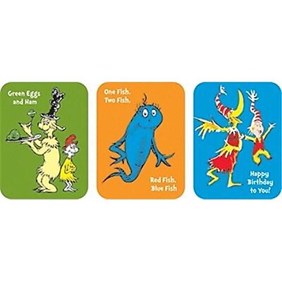 Eureka Stickers Dr Seuss Favorite Books EDRE33163