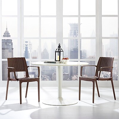 Astute Dining Set Set of 2 in Coffee 889654074281