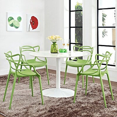 Entangled Dining Set Set of 4 in Green 889654069584