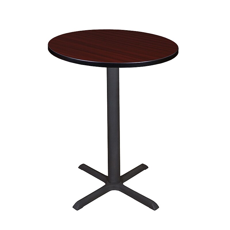 Regency Cain 30" Round Cafe Table- Mahogany