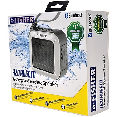 Fisher FBT180W H20 Rugged Bluetooth Speaker White