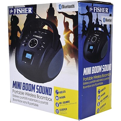 Fisher FBX180 Mini Boom Bluetooth Boom Box