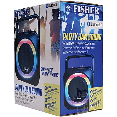 Fisher FBX440K Party Jam Wireless Studio System Black