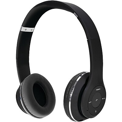 2BOOM HPBT345K Thunder Bluetooth Over Ear Headphones with Microphone Black