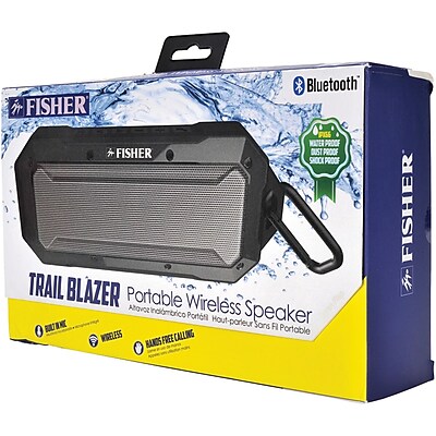 Fisher FBT550S Trail Blast Bluetooth Speaker Silver