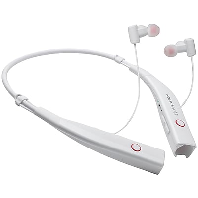 PHIATON BT100NCWHITE BT 100 NC In Ear Bluetooth Headphones with Microphone White Red