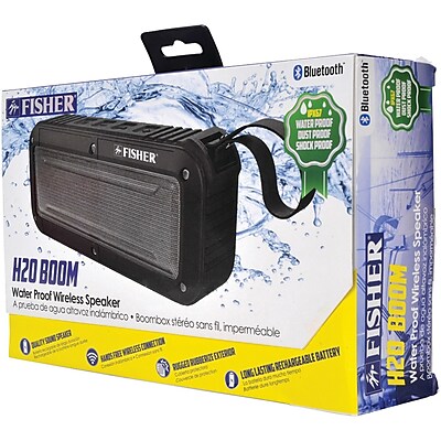 Fisher FBT450K H20 Boom Bluetooth Speaker Black