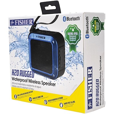 Fisher FBT180B H20 Rugged Bluetooth Speaker Blue