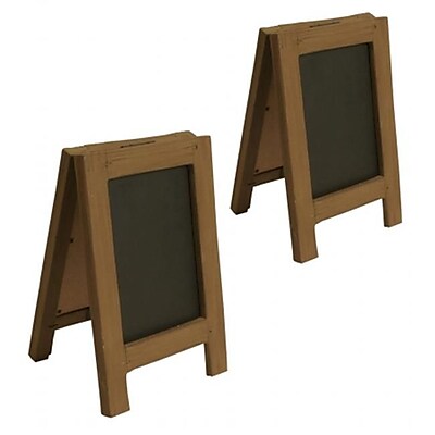 Wald Set Of 2 Chalkboard Display Sign RTL84616