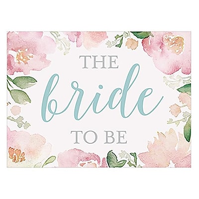 Wedding Star Garden Party Bride To Be Chair Signs Pack of 2 WED9852