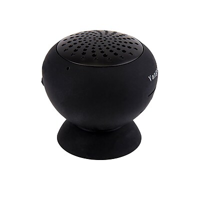 Vangoddy Compact Portable Bluetooth Suction Speaker Black