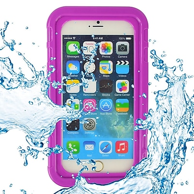 SumacLife Waterproof Pouch Case Purple For use with Iphone 7s, Iphone 7s Plus, SamsunG Galaxy Note and other Similar size phone