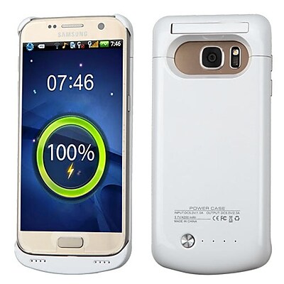 Insten 4200 mAh Quantum Energy Battery Case for Samsung Galaxy S7 - White