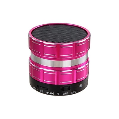 Insten Hot Pink Portable Mini Speaker for Cell Phone Smartphone Tablet PC Laptop Computer