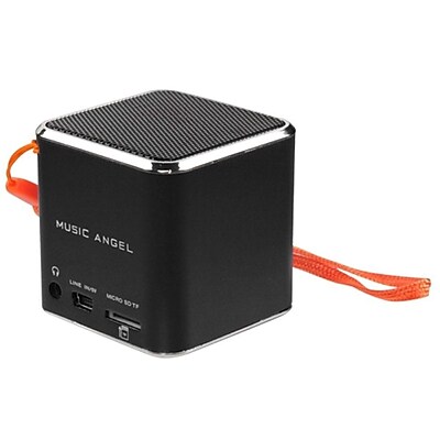 Insten Black Mobile Loudspeaker Speaker For MP3 MP4 iPod PC Mobile Phone Laptop