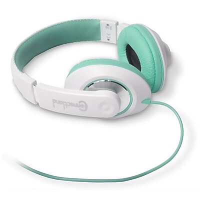 Connectland Fashionable Stylish Stereo Over Ear Headset Headphone White Blue