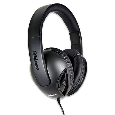 Oblanc Cobra210 NC1 2.1 Amplified Gaming Stereo Headphone w mic Black Black