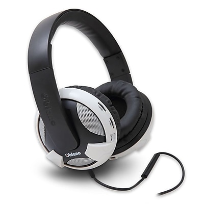 Oblanc UFO210 NC2 2.1 Amplified Stereo Gaming Headphone w Mic Black White