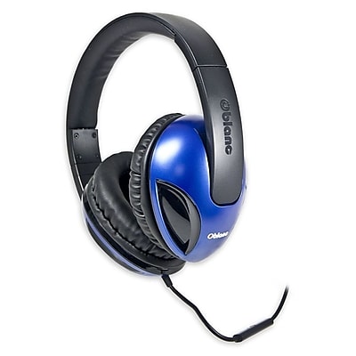 Oblanc Cobra200 NC1 2.0 Stereo Gaming Headphone with In line Mic Black Blue