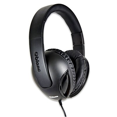 Oblanc Cobra200 NC1 2.0 Stereo Gaming Headphone with In line Mic Black Black