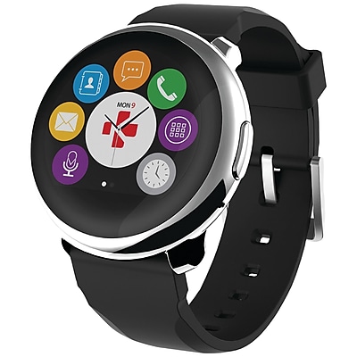 MyKronoz 813761021784 ZeRound Smartwatch (Black/Silver)