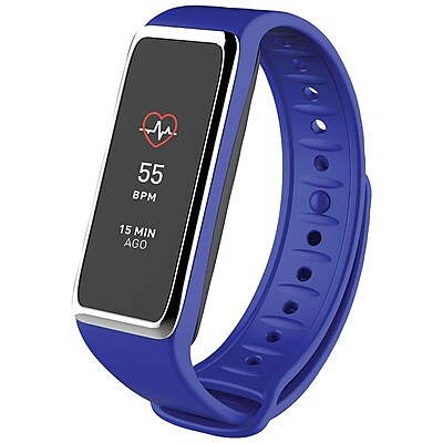 MyKronoz 813761021463 ZeFit3 HR Activity Tracker Blue Silver