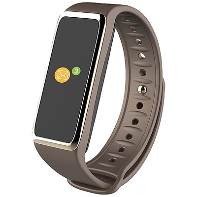 MyKronoz 813761021494 ZeFit3 HR Activity Tracker Brown Gold