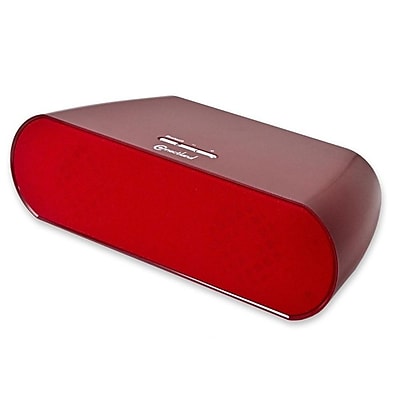 Connectland Bluetooth V2.1 EDR WIreless Stereo Portable Speaker 2 x 3w Powered by BatterIes or AC Adapter Red