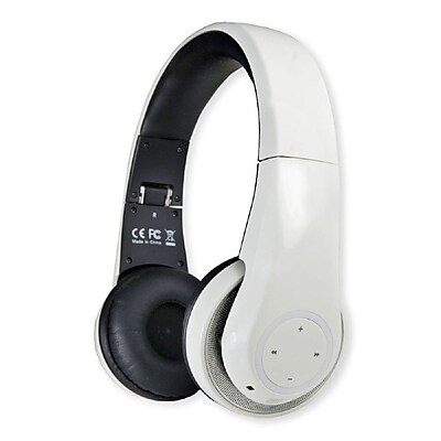 Connectland Bluetooth v3.0 WIreless Headphone Headset wIth Control MIc WhIte