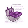 bentgo Kids Lunch Box, Purple, 19 oz. (BGOKIDS-P)~#|#~00014A1F-3686-441A-8370B9D52E54EAB8_sc7