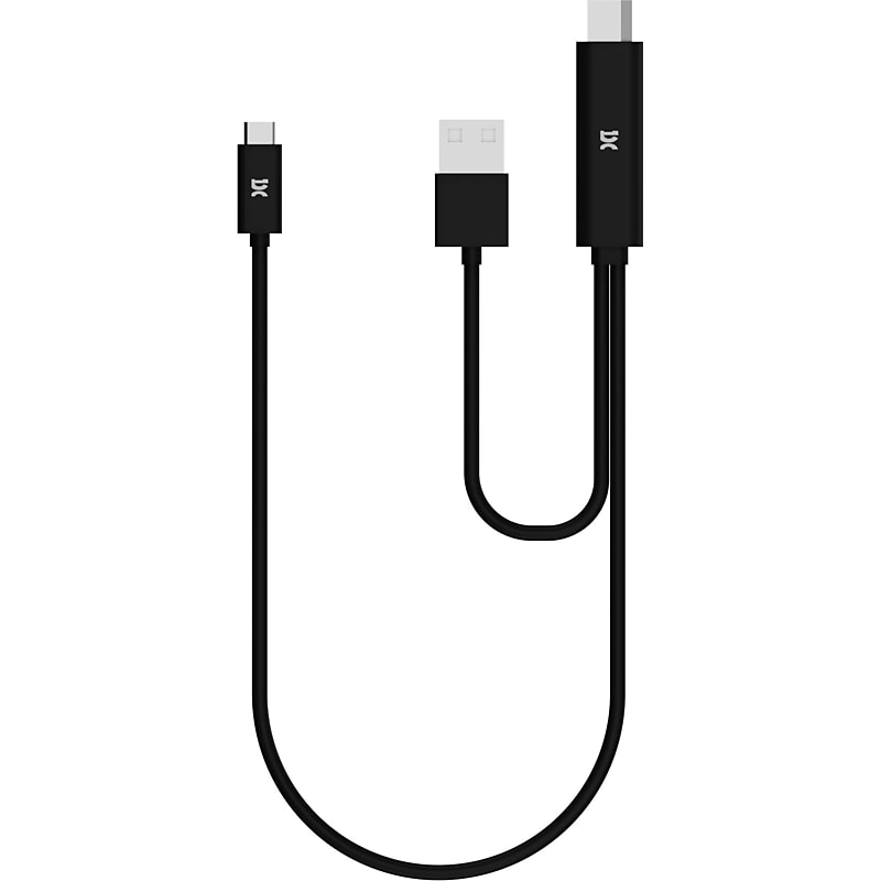 espresso Displays 3' HDMI/USB-A to USB-C Audio/Video Cable, Male/Male to Male, Black (EC0011) image 1