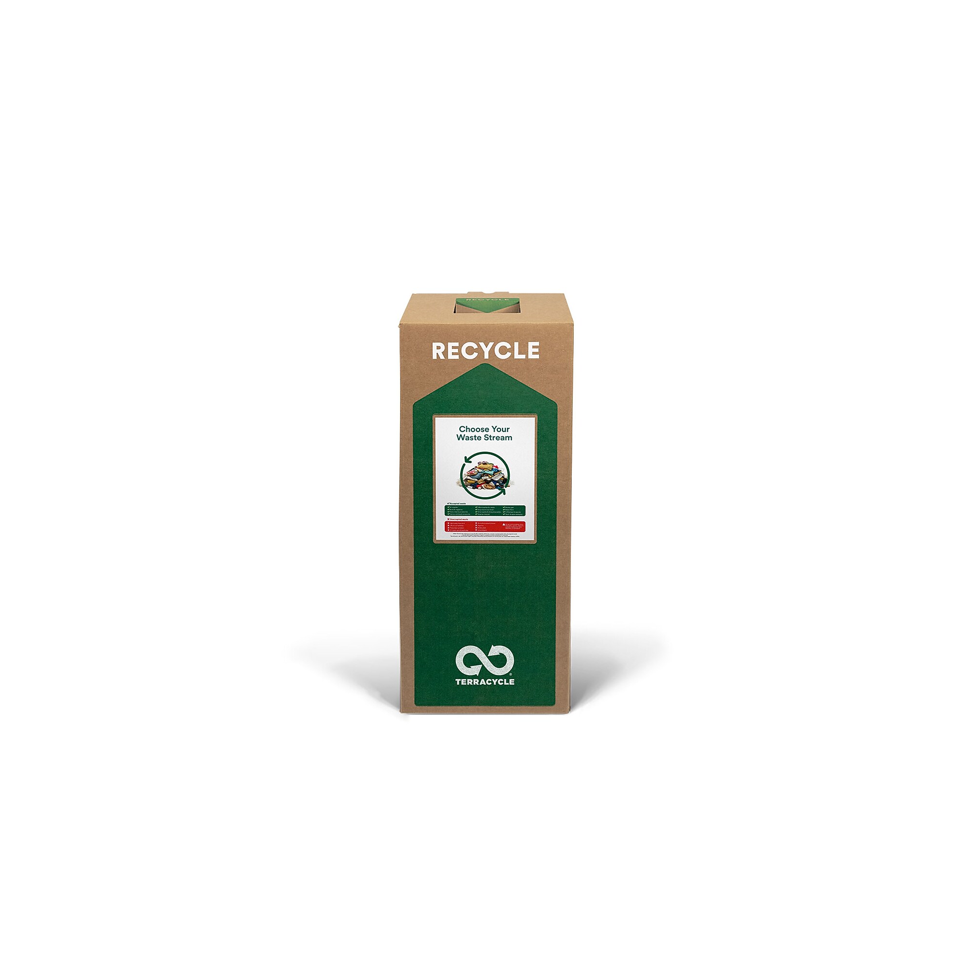 TerraCycle Cardboard Polybags Zero Waste Box, 36 Gallon, Natural Kraft (CS163-L) Sansujyuku sansujyuku.com