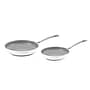 Cuisinart Professional Stainless Steel Skillet Set, White, 2/Set (MW89228NS10NS)~#|#~00119FC6-5CA2-4715-ACDD2FC628E9CD10_sc7