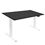 Mount-It! Dual Motor 55"W Electric Rectangular Adjustable Standing Desk, Black/White (MI-18095)~#|#~0017D8E7-8D51-4845-A4B21F820F6DDA6C_sc7