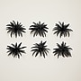 Nearly Natural 19" Artificial Halloween Black Boston Fern, 6/Set (P2199-S6)~#|#~001891AB-4197-4096-8A0E52EBC85C863E_sc7